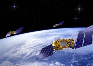 Galileo satellites impression
