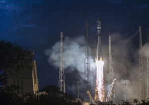Galileo Soyuz liftoff