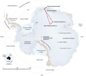 Antarctica Unexplored 2018-2019 Expedition Route